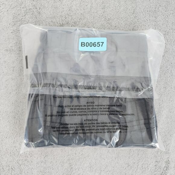 Style&Co Pants Womens M Gray Black Plaid Pull On Mid Rise Ponte Leggings Office - Picture 12 of 12